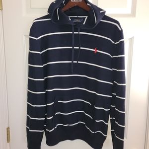 RALPH LAUREN POLO PIMA COTTON HOODY L HOODIE